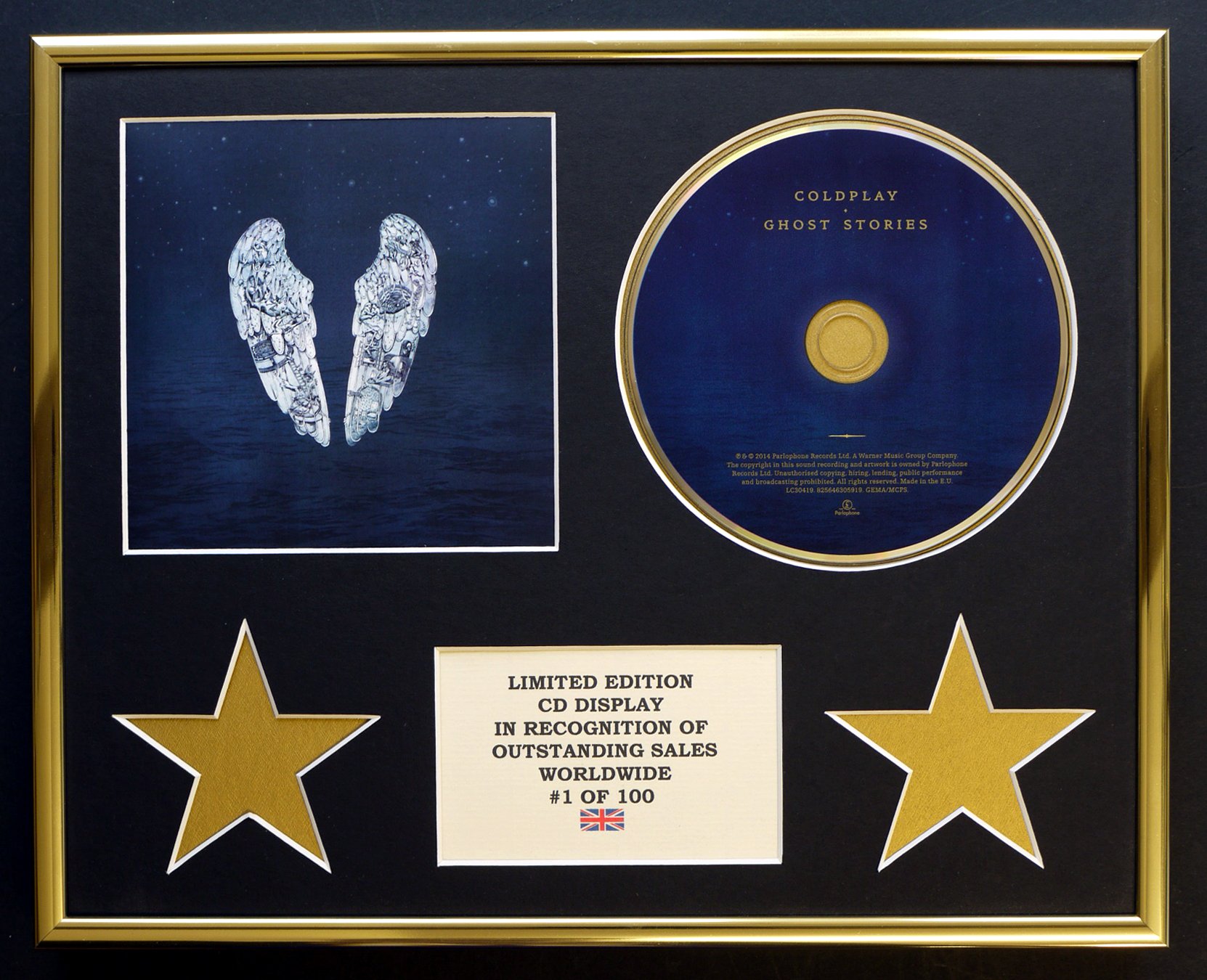 COLDPLAY/CD DISPLAY/LIMITED EDITION/GHOST STORIES