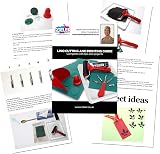 Zieler Complete Lino Cutting & Printing Set 30-Pieces Starter Booklet Included view 6