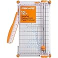 Fiskars Craft Supplies: Paper Cutter, Paper Trimmer for Crafts, Photos, and Stationary, 12” Cut Length (152490-1006) (Packagi