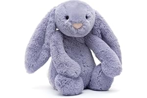 Jellycat Bashful Viola Bunny Stuffed Animal, Medium 12 inches - Rabbit & Bunny Plush Toy - Classic Children's Gift
