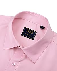 J.VER Men's Dress Shirts Solid Long Sleeve Stretch