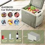 AAOBOSI 50L Car Refrigerator Cooler Box WiFi App Control 12/24V AC DC view 3