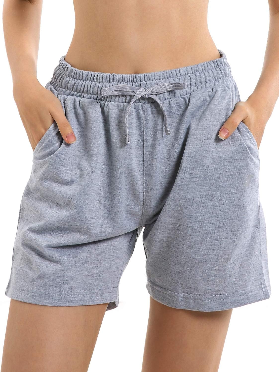 womens bermuda yoga shorts