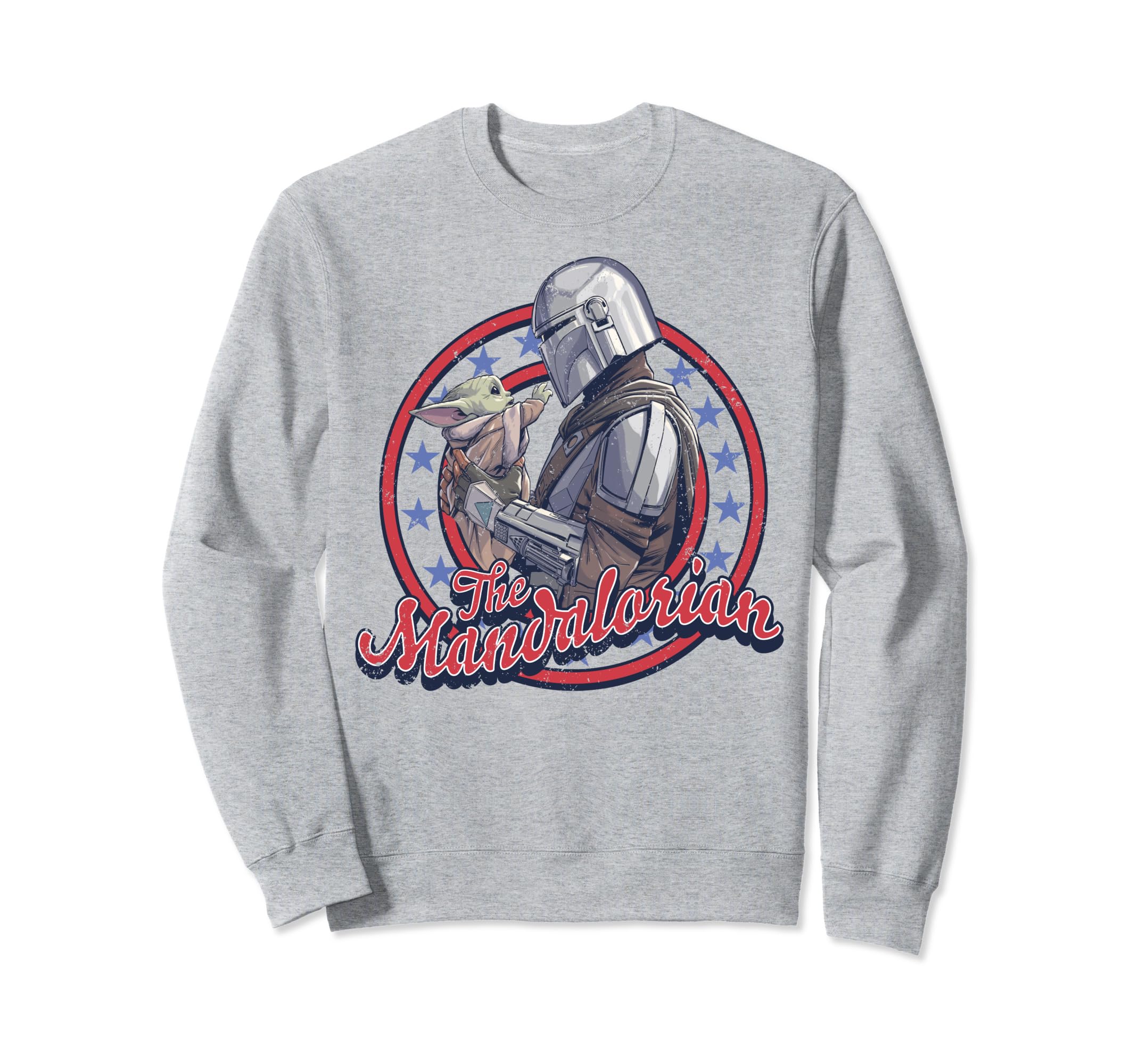 Star Wars: The Mandalorian Fourth Of July Mando & Grogu Sweatshirt