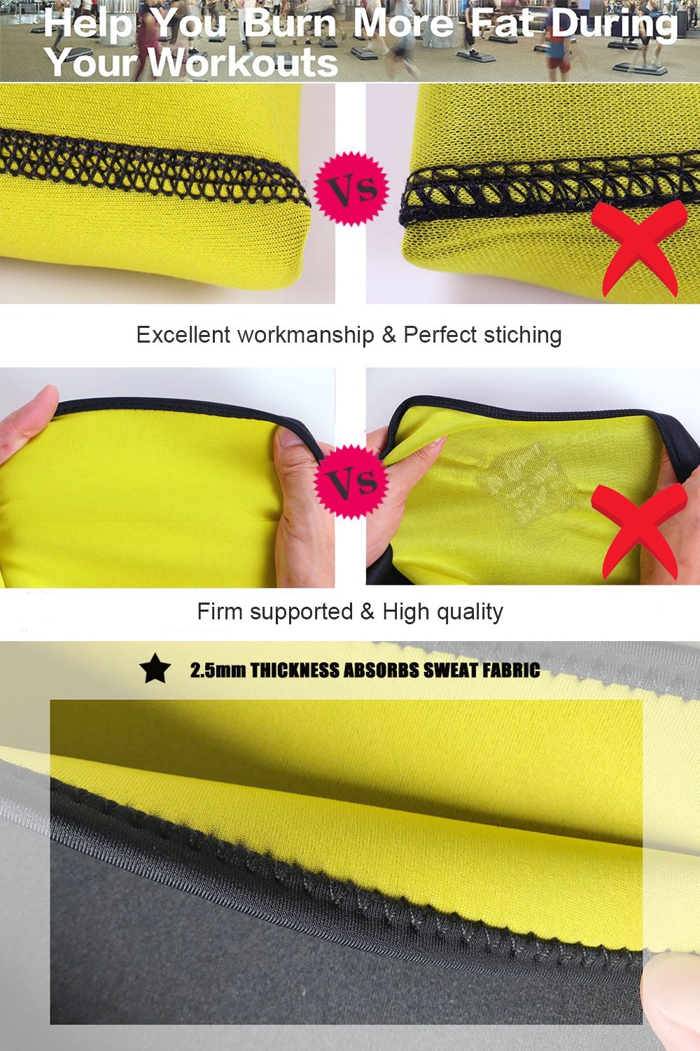 FIRM ABS Hot Slimming Body Shaper For Women Tummy Weight Loss Thermo Neoperne Sweat Sauna Vest