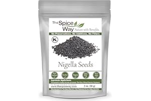 The Spice Way - Pure Nigella Seeds no preservatives, non GMO, no salt, just the black seed of the nigella (nigala) 2 oz