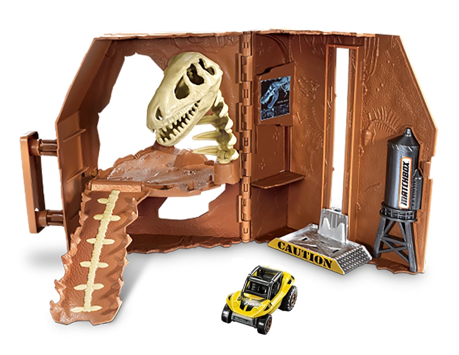matchbox dino breakout playset