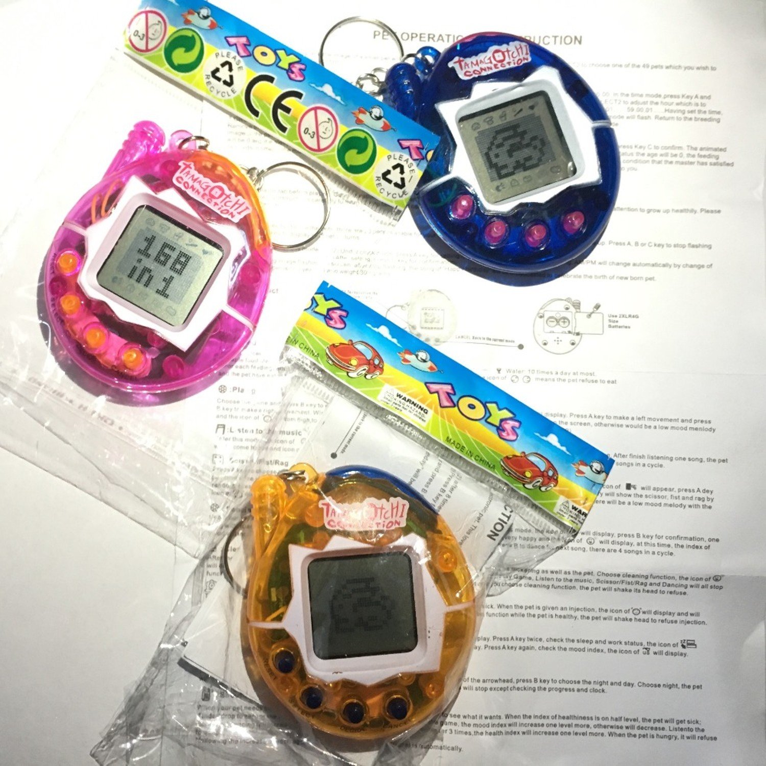 Funny Relaxing Tamagotchis Electronic Pets Toys 90S Nostalgic 49 Pets in 1 Virtual Cyber Tamagochi Pet Toy for kids