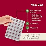 Healthspan Vein Vine Leg Vein Support 360mg 90 Tablets Vegan view 6