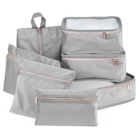 rose gold packing cubes