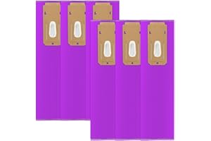 PULLUTY Upgraded 6 Pack Type CC HEPA Upright Vacuum Cleaner Bags AK1CC6H CCPK8DW Replacement for All Oreck Elevate Models X3,X5,XL7,XL21,2000,3000,4000,8000,9000 series,Replaces Part # CCPK8, AK1CC6A
