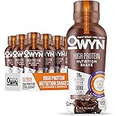 OWYN Only What You Need Protein Shake, High Protein Complete Nutrition Drink, Chocolate, 12 Fl Oz (12 Pack)