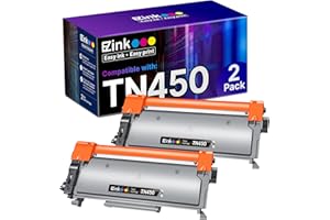 E-Z Ink Compatible Toner Cartridge Replacement for Brother TN450 TN420 TN-450 TN-420 Compatible with HL-2270DW HL-2280DW HL-2230 MFC-7360N MFC-7860DW DCP-7065DN Intellifax 2840 2940 (2 Black)