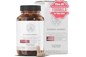 Happy Mammoth Hormone Harmony Natural Hormonal Support for Women, Relief for Menopause, Perimenopause, Hormonal Imbalances, PCOS, Hot Flashes, Mood Swings, Brain Fog, Fatigue. 72 Capsules.