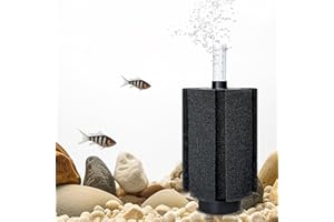 DVHEY 80-150 Gal Large Sponge Filter with Air Stone and Ceramic Media,Quiet Aquarium Bio Sponge Filter for Betta Fry Shrimp Fish Tank