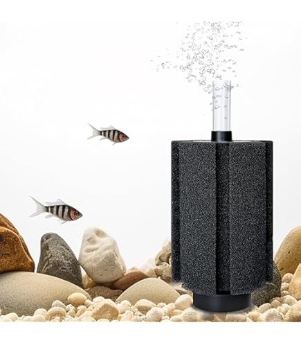 Set Of 4 XY-380 Aquarium Sponge Filters – Perfect For Betta, Shrimp & Nano Tanks