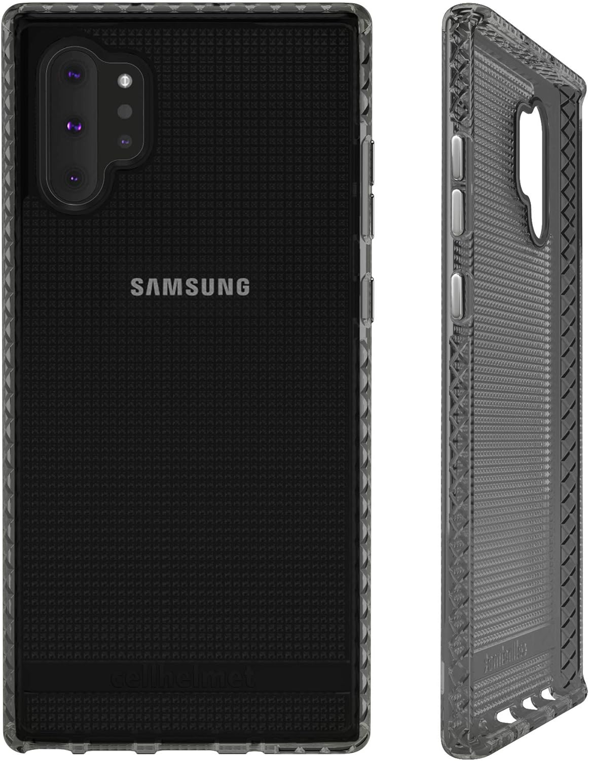 cellhelmet Altitude X Series Black Phone Case for Samsung Galaxy Note 10 Plus | As Seen on Shark Tank | in Retail Package