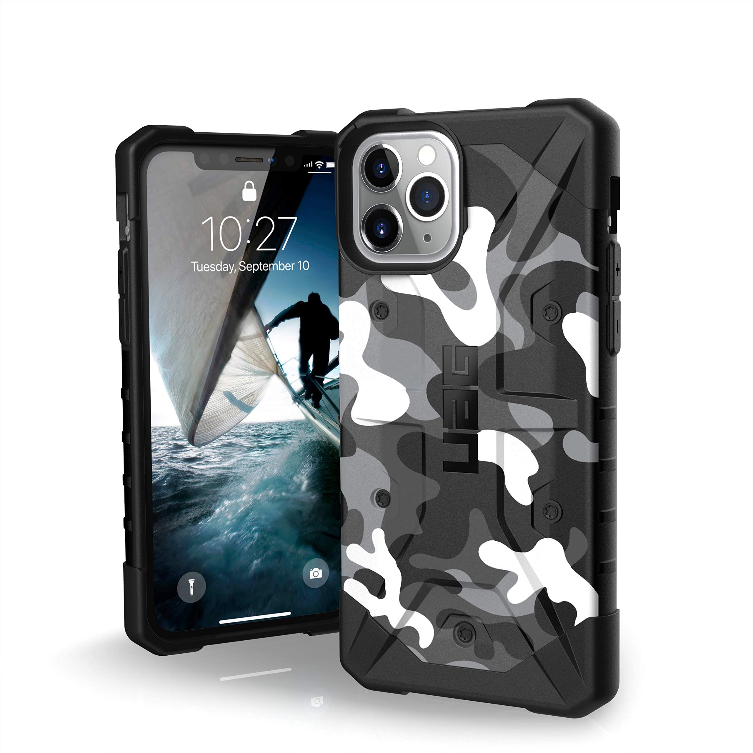 Urban Armor Gear Designed for iPhone 11 Pro [5.8-inch screen] Pathfinder SE Feather-Light Rugged [Arctic Camo] Military Drop Tested iPhone Case