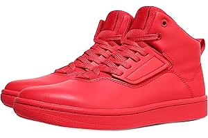 Soulsfeng Mens Womens High Top Sneakers Comfortable Basketball Walking Skate Shoes