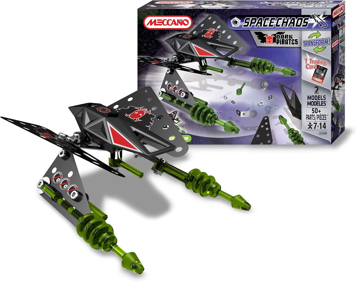 Meccano Space Chaos Raiders Dark 