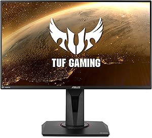 Asus VG259Q 24.5” Gaming Monitor 144Hz Full HD (1920 X 1080) 1ms IPS Elmb FreeSync Eye Care DisplayPort HDMI,Black