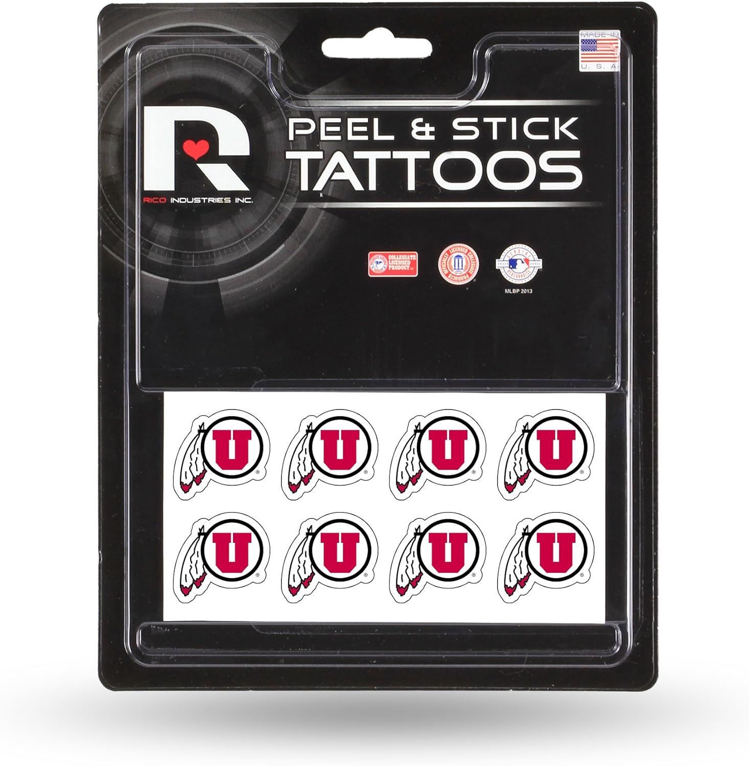 NCAA Rico Industries Face Tattoos, 8-Piece Set, Georgia Bulldogs : Sports Fan Decals : Clothing
