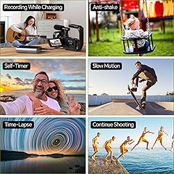 5K Video Camera Camcorder 56MP Wifi IR Night Vision