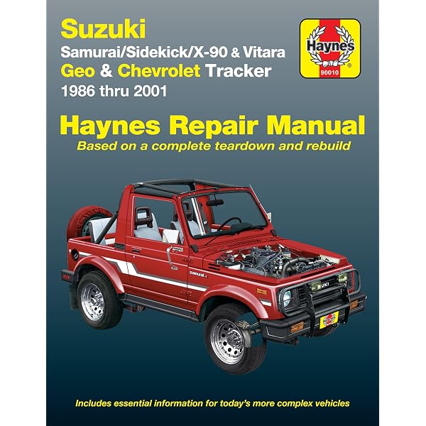 Suzuki Samurai, Sidekick, and Tracker, 1986-98 (Chilton Total Car