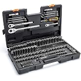 GEARWRENCH 185 Piece 1/4&rdquo;, 3/8&rdquo; &amp; 1/2" Drive 72-Tooth SAE/Metric Mechanics Hand Tool Set