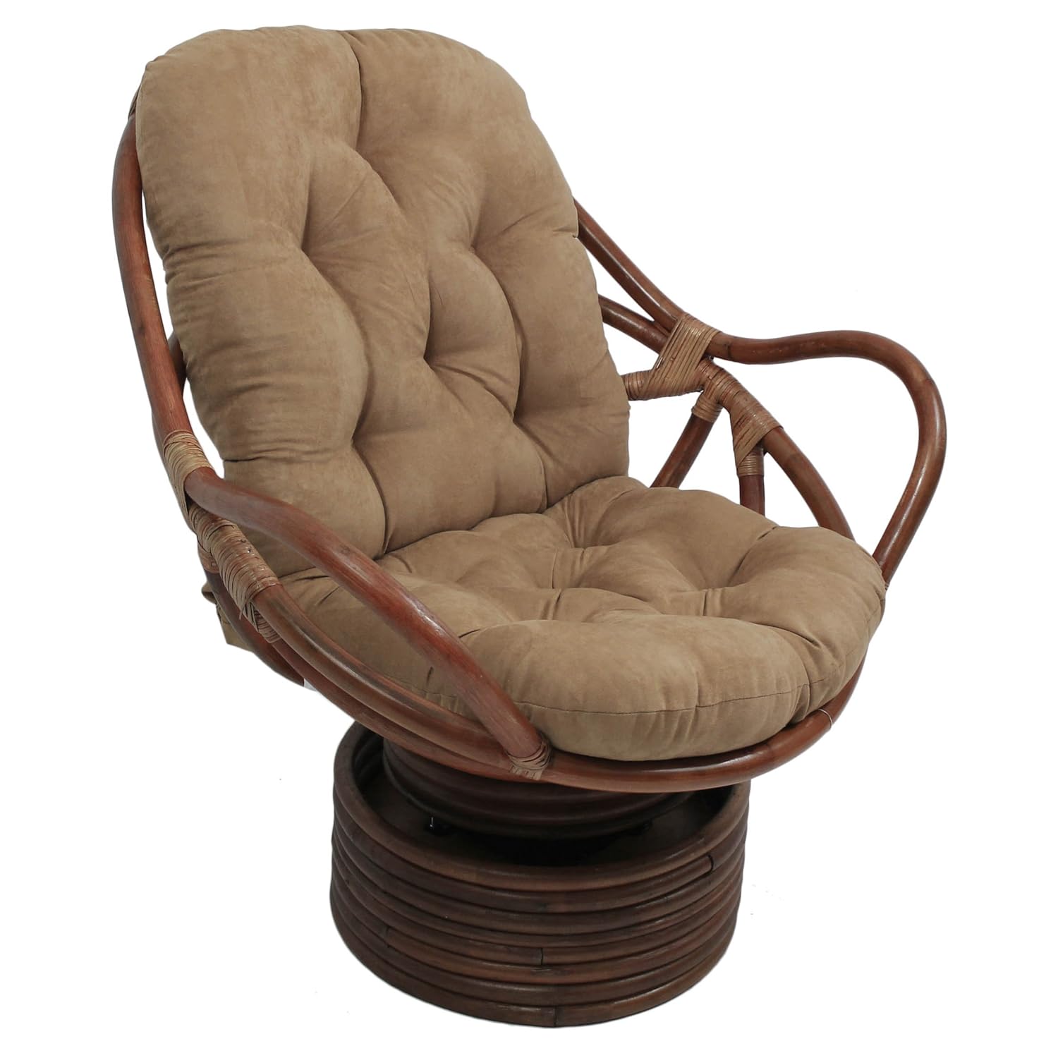 Best papasan swivel lounge chair and cushion
