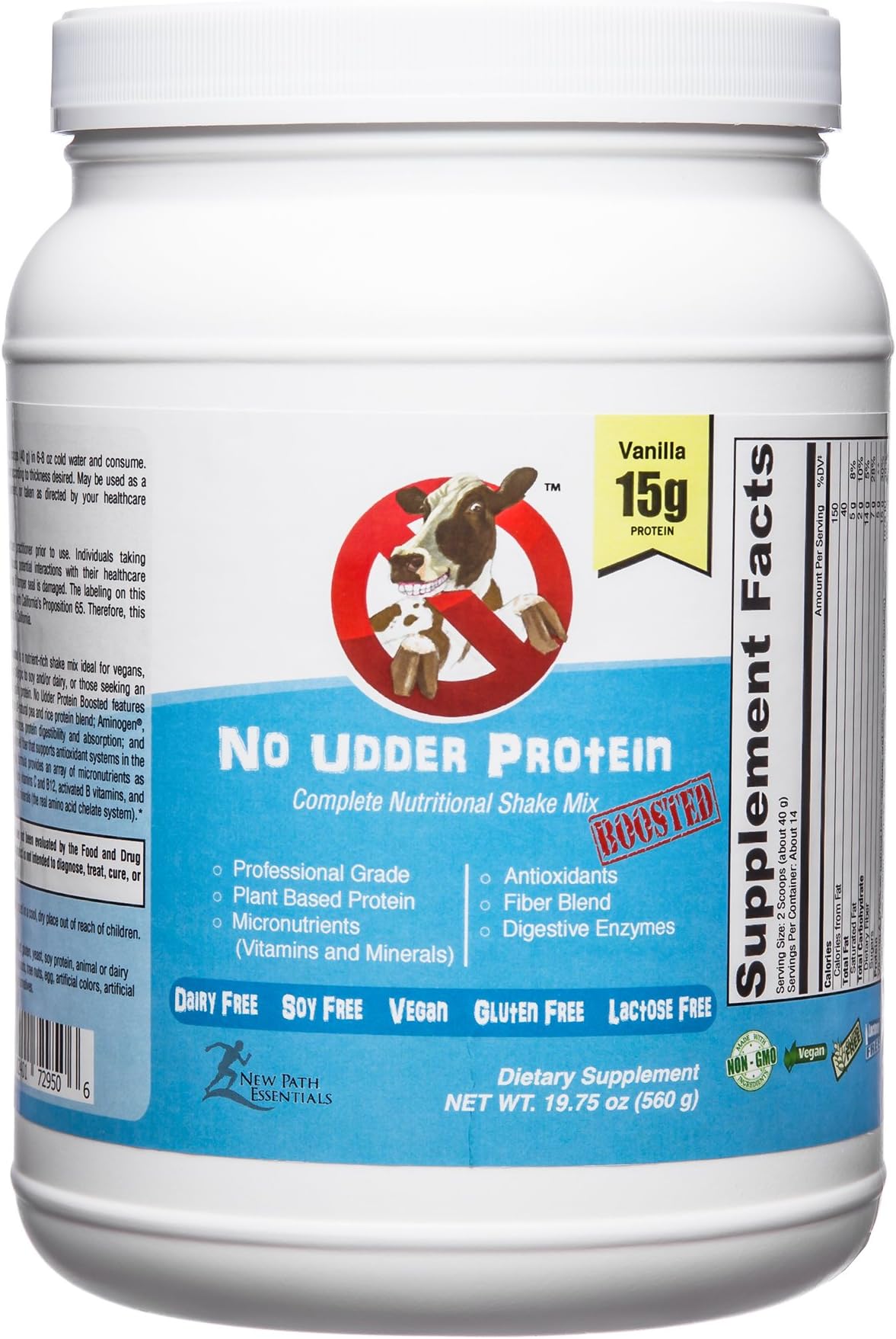 No Udder Protein Boosted (Vanilla)