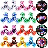 Gigilli Fidget Spinners 16 Pcs, Kids Christmas Stocking Stuffers Gifts, Light Up Fidget Toys Bulk Goodie Bag Stuffers Glow in The Dark Party Favors Christmas Birthday Gifts Return Classroom Prizes