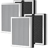 JF180 Replacement Filter Compatible with Jafanda JF180 Air Purifier | 2 Pack(4 Filters) 3-Stage Filtration with H13 HEPA and Activated Carbon 2-in-1