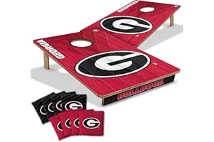 YouTheFan NCAA 2’ x 3’ Wood Cornhole Game with Logo Bags
