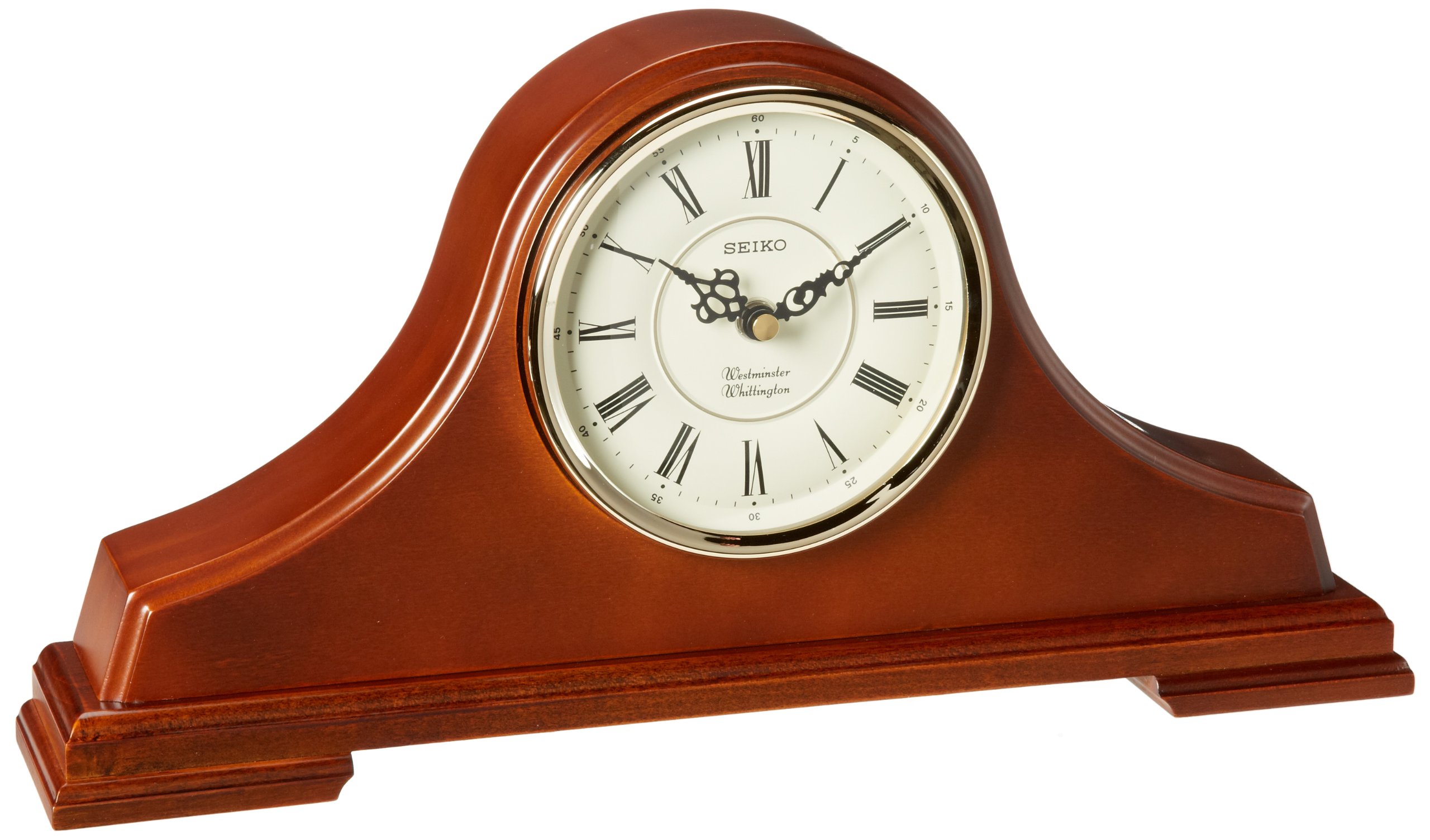 Seiko Mantel Chime Clock Brown Wooden Case Amazon