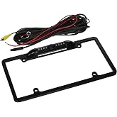 Edge 98202 Backup Camera - License Plate Mount | Discrete Mounting | Adjustable Lens | Improved Visibility | Waterproof and Corrosion-Resistant