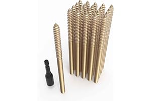 Pisman 5/16" X 4" 20PCS Single Pointed Double Ended Screws Have Various Sizes.