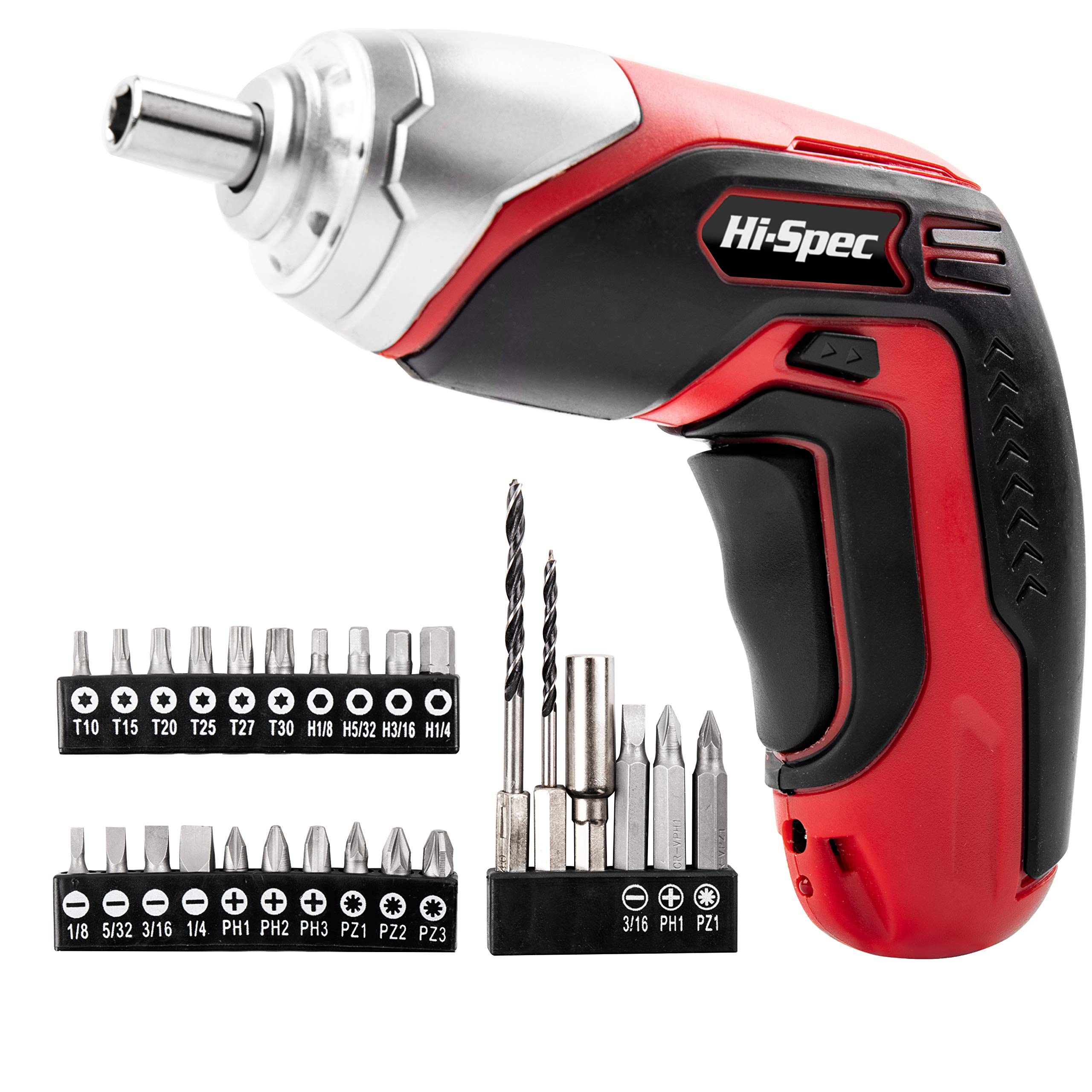 Buy HiSpec 3.6v Cordless Screwdriver Set with 8 Torque Settings up to