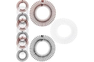 Glamlily 12 Pack 90s Zig Zag Style Circle Headbands with Teeth for Women's Hair Accessories (3 Assorted Colors) - Headbands for Women
