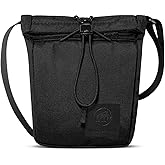 Mammut Xeron Pouch RT 1 – Compact Crossbody Bag with Roll-Top Closure and Water-Repellent Coating, Black, 1L