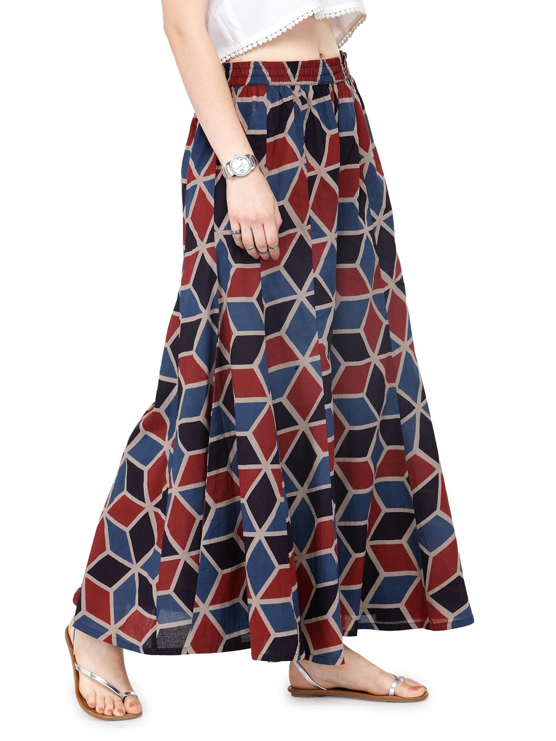 varanga multi pure cotton printed palazzo kff-var21034