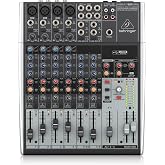 Behringer XENYX 1204USB Premium 12-Input 2/2-Bus Mixer with XENYX Mic Preamps and Compressors, British EQ and USB/Audio Interface