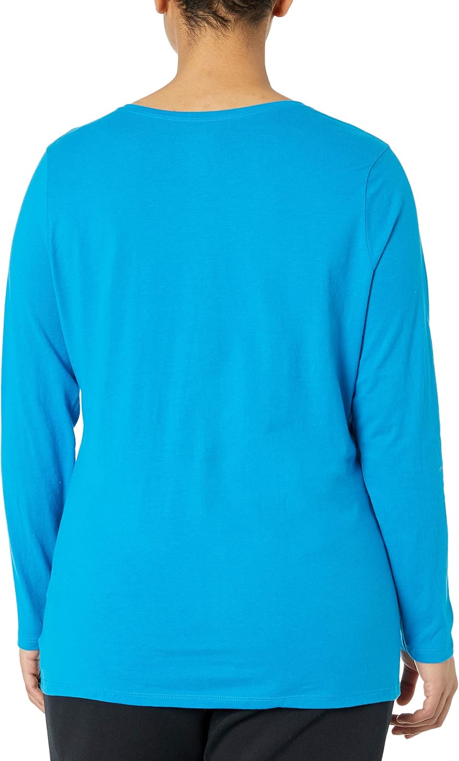 JUST MY SIZE Women's Plus Size Long Sleeve Tee at  Women’s Clothing store