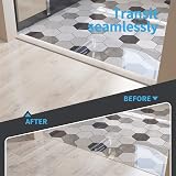 Art3d Self Adhesive Vinyl Floor Transition Strip 4 ft White-Washed 1.57 in view 3
