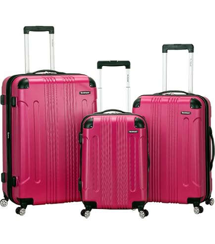 Amazon.com | Rockland Melbourne Hardside 3 Piece Expandable
