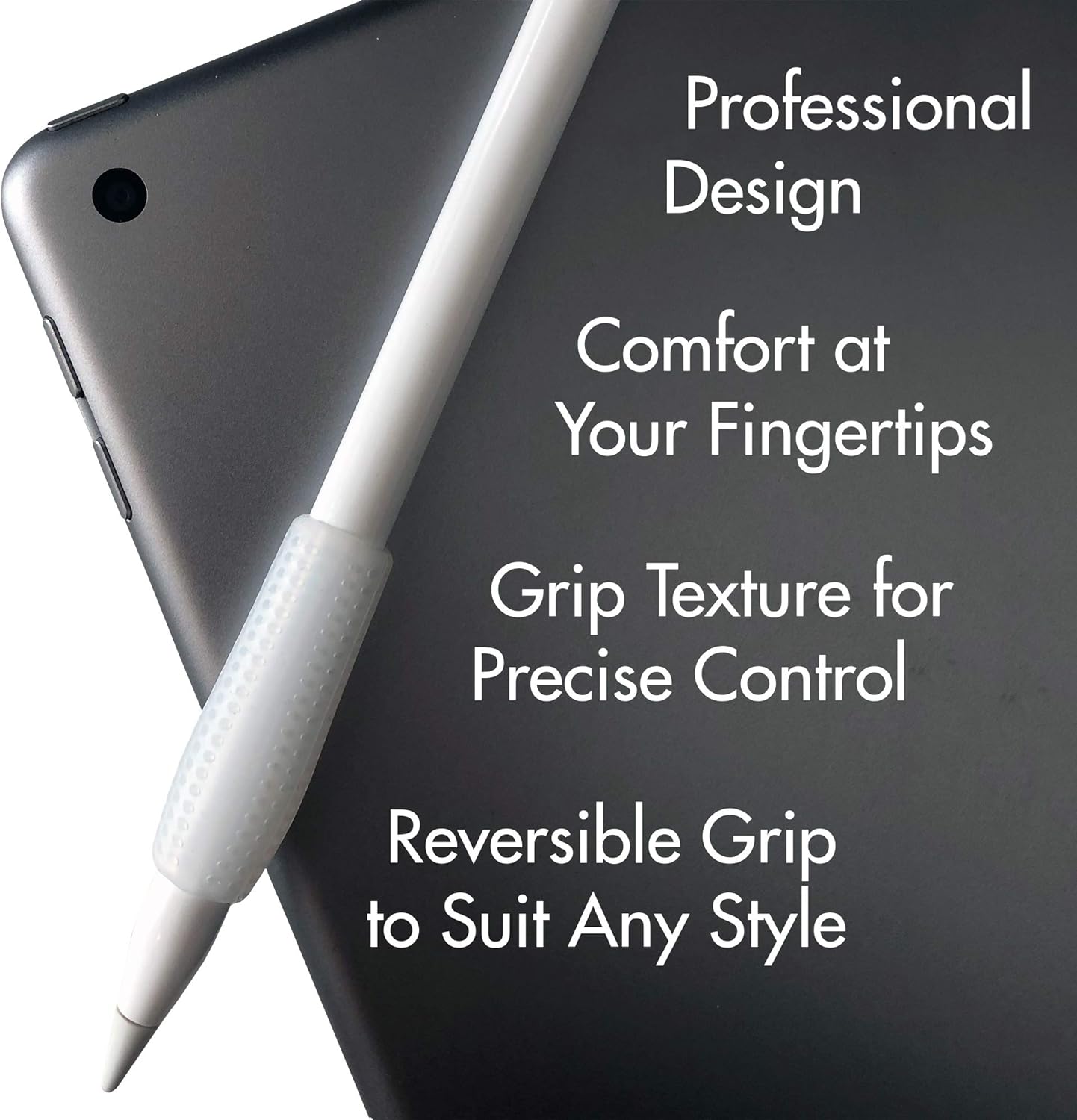 Omni Grip 6-Pack of Premium Comfort Grips, Perfect for Apple Pencil Apple Pencil 2, Styluses, Pens and Pencils - Image 4
