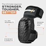 Thunderbolt Knee Pads Elite Series III Double Gel Thick Foam Slit Non-Slip view 3