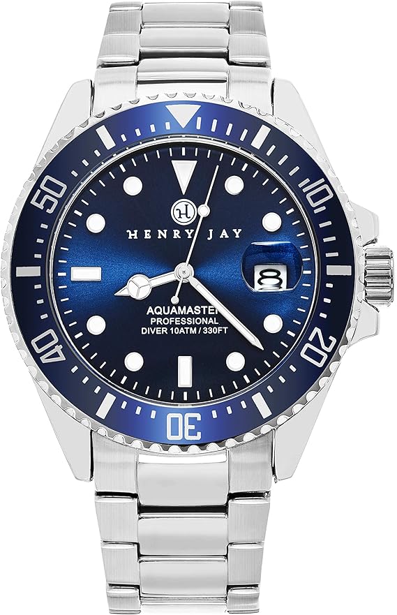 Henry Jay Mens Stainless Steel “Specialty Aquamaster