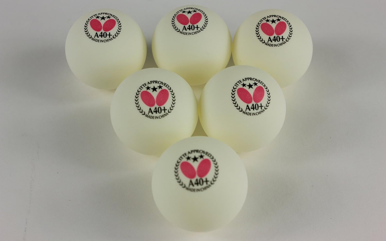 Amazon Com Butterfly A40 3 Star Table Tennis Balls 40mm