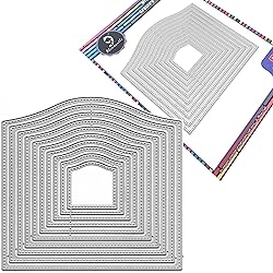 Alinacutle 10/PK-Window,Stitch Border Nesting Frame
